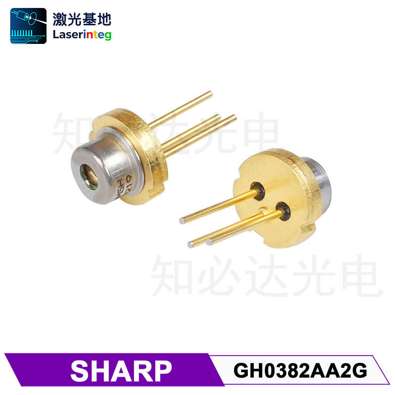 夏普Sharp 375nm 380nm 200mW 全新原装GH0382AA2G紫光激光二极管