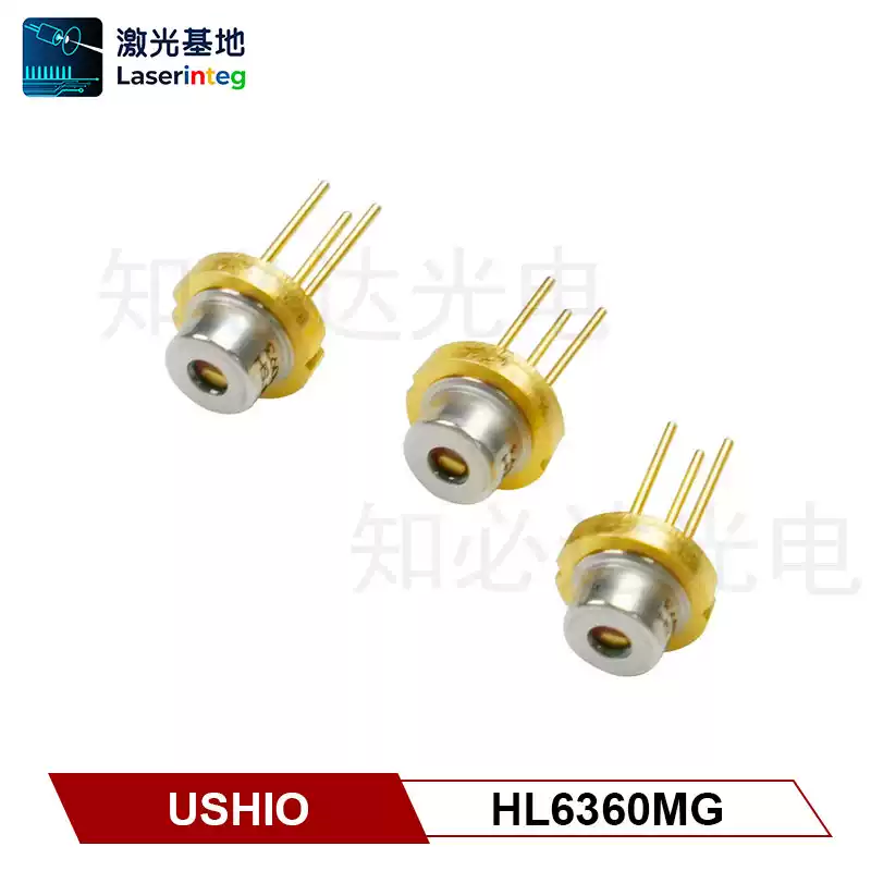 USHIO 牛尾 639nm 25mW 全新红光激光二极管 HL6360MG