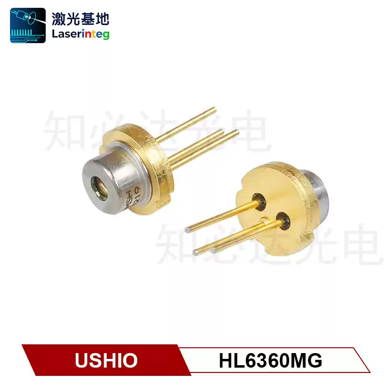 USHIO 牛尾 639nm 25mW 全新红光激光二极管 HL6360MG