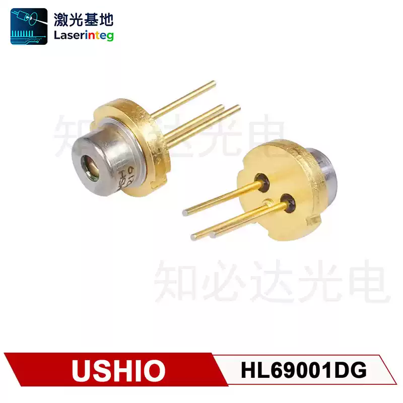 USHIO 牛尾 690nm 210mW 全新红光激光二极管 HL69001DG