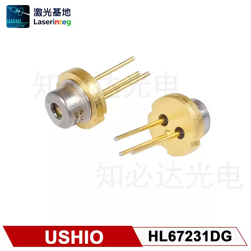 USHIO 牛尾 671nm 210mW 全新红光激光二极管 HL67231DG
