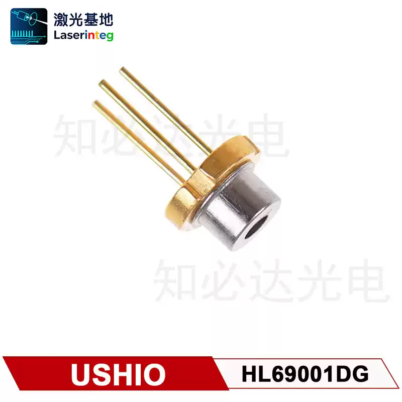 USHIO 牛尾 690nm 210mW 全新红光激光二极管 HL69001DG